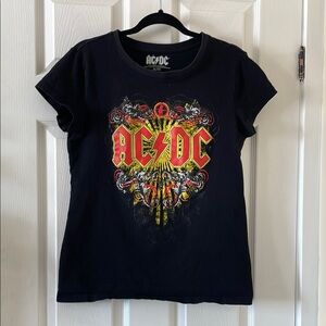 Ac/dc women’s concert band rock tee